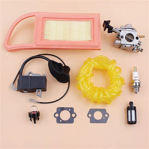 Carburetor Ignition Coil Air Filter Fuel Line Kit For Stihl Br Br