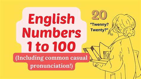 Numbers In English Counting From 1 To 100 Audio Pronunciation Included