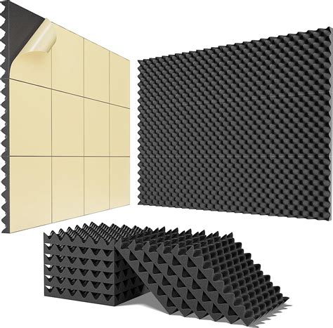 Amazon Dailycooper 12 Pack Self Adhesive Egg Crate Sound Proof