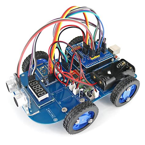 Wd Bluetooth Control Smart Robot Coche Kit Con Placa Base Y N Gear