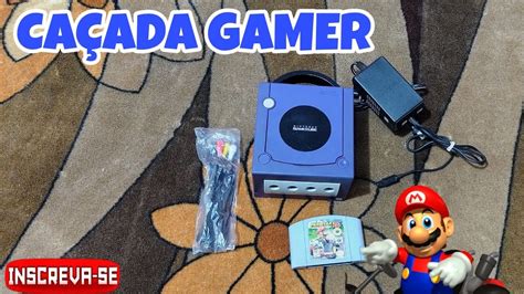 CAÇADA GAMER GAME CUBE JOGO MARIO KART 64 BRINDE YouTube