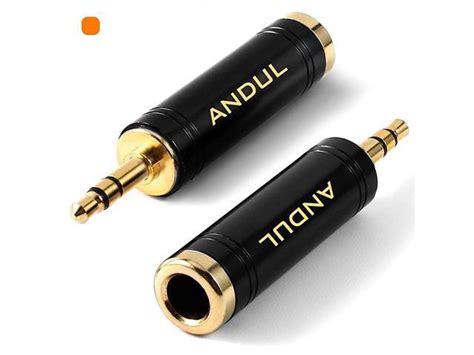 14 To 35mm Stereo Pure Copper Headphone Adapter35mm18 Plug Male To