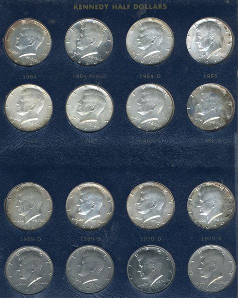 1964 1985 Complete Kennedy Half Dollar Set