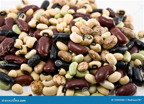 Mixed Dried Beans Stock Photo Image Of Soya Mung Colorful 10345582