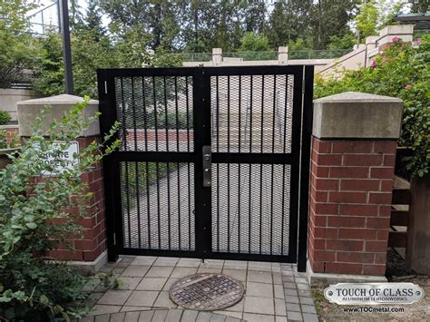 Pedestrian Garden Gates Vancouver Driveway Gates Aluminum Metal