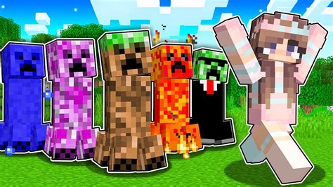 Minecraft More Creepers Elemental Creepers Mod Showcase Youtube