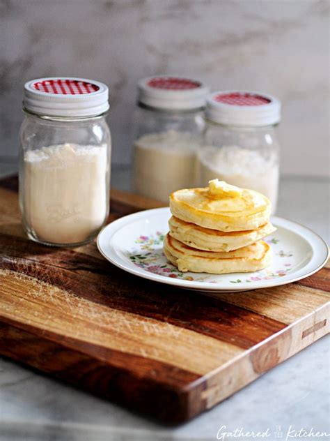 Make Ahead Mason Jar Pancakes With Free Printable Gathered In The Kitchen