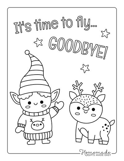 Goodbye Coloring Pages Free