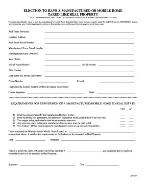 Fillable Online Co Fairfield Oh Surrender Of Manufactured Home Title