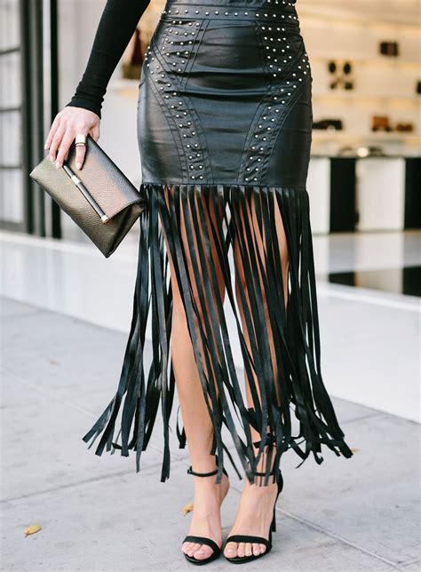 Twirling In Leather Fringe Fall Winter Fashion Trends