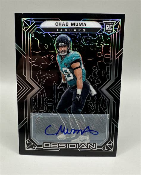 2022 Panini Obsidian Chad Muma Rookie Autograph D 199 Jacksonville