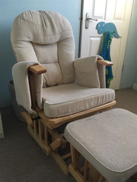 Nursing Baby Feeding Rocking Chair And Stool In Bearsden Glasgow