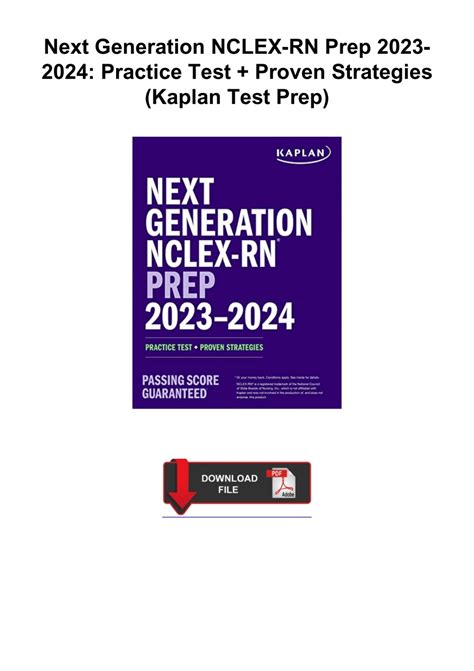 Pdf Read Online Next Generation NCLEX RN Prep 2023 2024 Practice