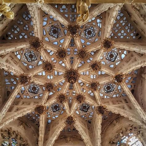 Boveda Estrellada Del Cimborrio Catedral De Burgos Catedral Burgos