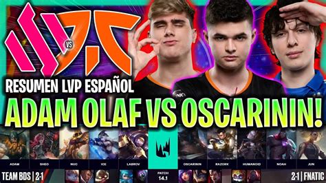 Fnatic Se Enfrenta Al Olaf De Adam Bds Vs Fnc Resumen Lec Invierno