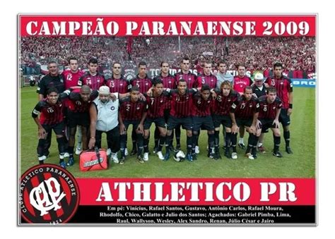 Poster Do Atl Tico Pr Campe O Paranaense X Cm