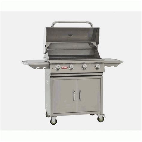 Bull Lonestar Select 30 Natural Gas Grill On A Cart Stainless Steel Universal Propane Grill