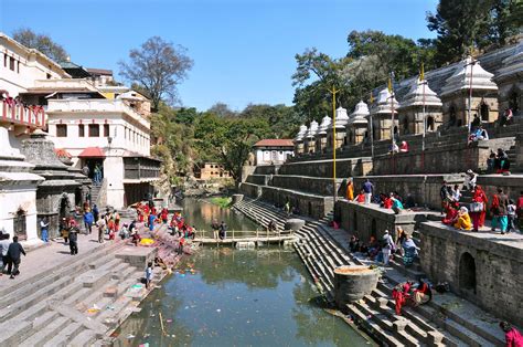 Nepal Pashupatinath Bagmati River With Burning Ghats Flickr