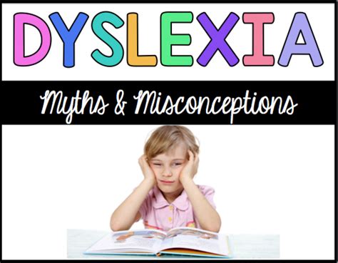 Dyslexia Myths And Misconceptions Sarah S Teaching Snippets