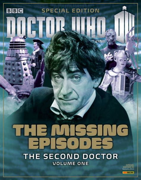 The Missing Episodes The Second Doctor Volume 1 Doctor Who Magazine