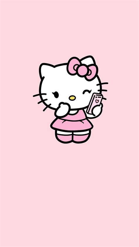 Hello Kitty X Spiderman Wallpaper In 2024 Walpaper Hello Kitty Pink