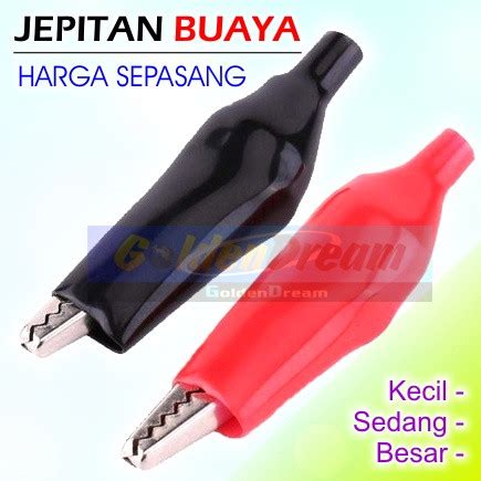 Jual Capit Buaya Alligator Clip Jepitan Buaya Klip Jepit Kecil Sedang