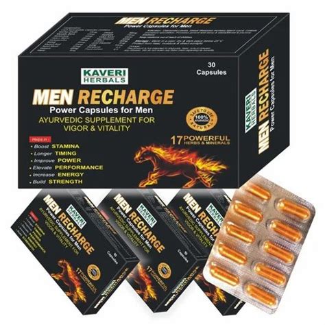 Ayurvedic Men Recharge Sexual Health Power Capsule For Strength Stamina Power 30 Capsules At