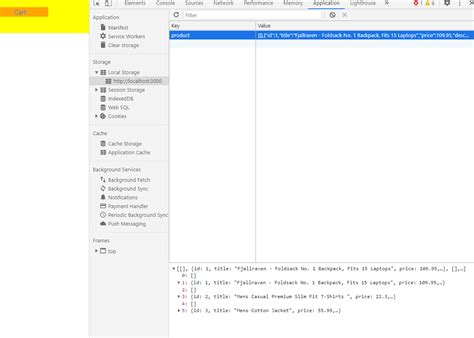 Javascript Localstorage Includes An Empty Array On Every Render