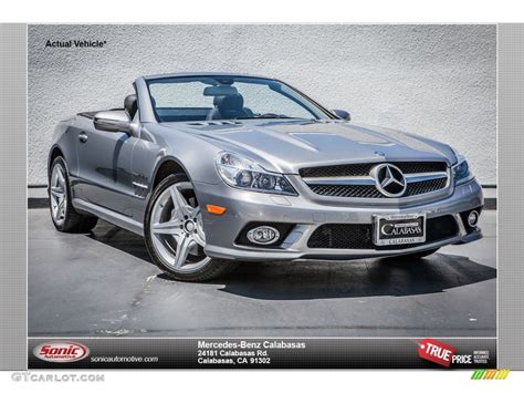 2011 Palladium Silver Metallic Mercedes Benz Sl 550 Roadster 81127556