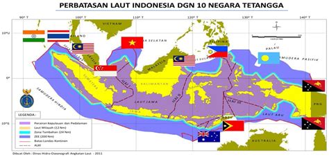 Pembagian Wilayah And Batas Laut Indonesia Teritorial Zee Kontinen