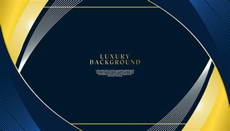 Dark Blue Curve Shape Abstract Template Premium Luxury Background With