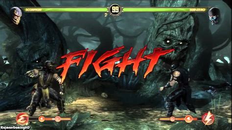 Mortal Kombat 9 Scorpion Vs Sub Zero Ps3 Demo Playthrough 34 True Hd Quality Youtube