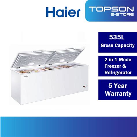 Haier Bd Hp Chest Freezer L R A In Convertible Fridge