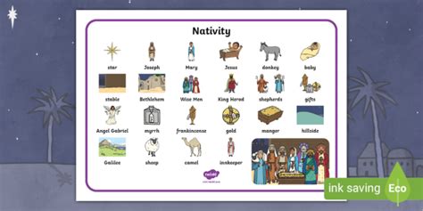 Nativity Word Mat