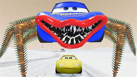 Epic Escape From The Lightning McQueen Eater McQueen VS Lightning