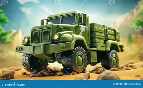 Cartoon Of Army Truck Stock Illustration Illustration Of Vehicle