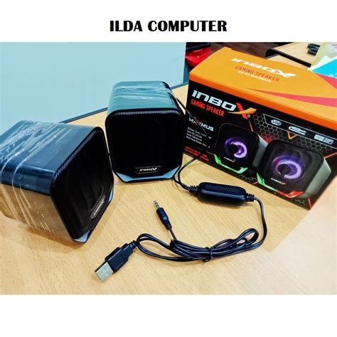 Jual Speaker PC Super BASS INBOX GS 03 MAXIMUS GS03 Gaming SPEAKER USB