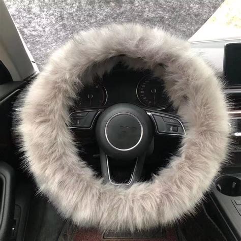 Amazon Zwzcyz Fluffy Steering Wheel Cover For Women Fuzzy Steering