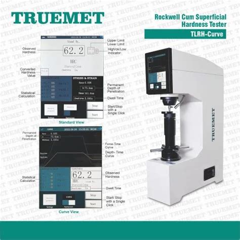 Load Cell Based Touch Screen Rockwell Hardness Tester Model Name