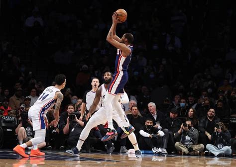 杜蘭特準大三元率籃網退七六人 今日nba戰績 自由體育