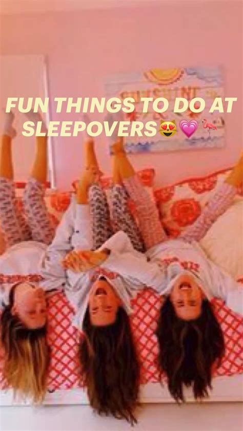 Fun Things To Do At Sleepovers😻💗🦩 Fun Things To Do Sleepover Fun