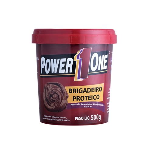 Pasta Amendoim Sabor Brigadeiro Proteico G Power One Shopee Brasil