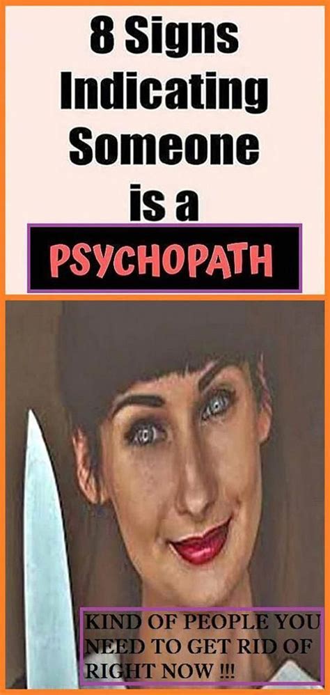 8 Signs Indicating Someone Is A Psychopath Psychopath 8th Sign