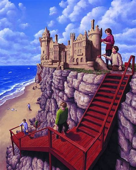 Mind Blowing Optical Illusions By Rob Gonsalves