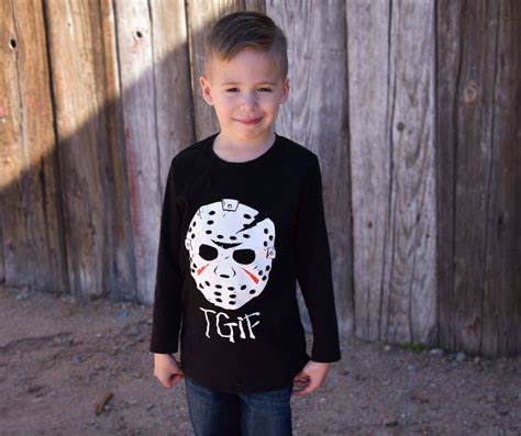 Friday 13th Shirt TGIF Toddler Halloween Long Sleeve Shirt - Etsy