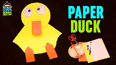 Paper Duck Easy Paper Crafts Ideas For Kids How To Make A Paper