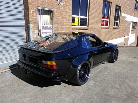 Black Porsche 944 Wide Body Porsche 944 Custom Porsche Porsche