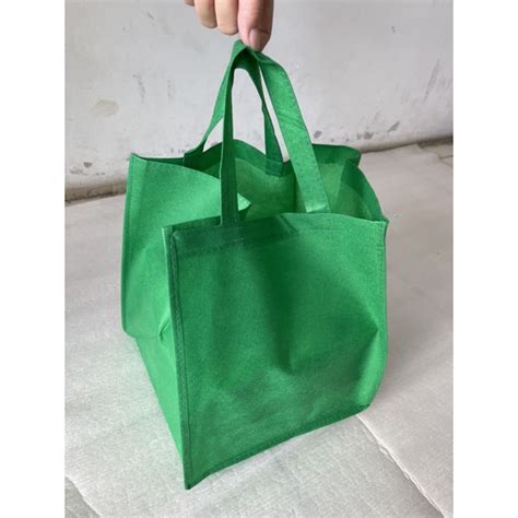 Jual Tas Kain Kotak Ukuran 22x22 Tas Kotak Goodie Bag Kotak Tas Kain