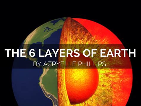 The 6 Layers Of Earth By Azryellephillips