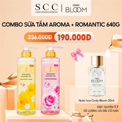 CINDY BLOOM Combo Sữa tắm nước hoa Cindy Bloom Aroma Flower